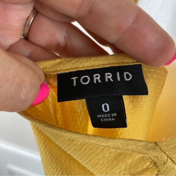 Torrid Sophie Textured Woven BowFront swing Cami. SZ: NWOT. - Picture 9 of 13